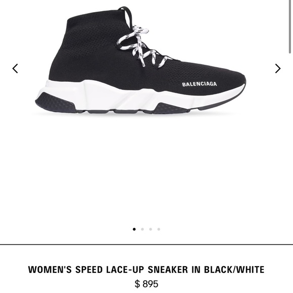 Balenciaga Speed with laces, women’s 9 - Picture 8 of 8